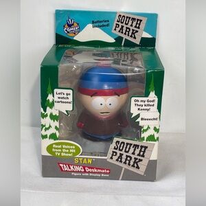 Vintage 1998 South Park STAN Talking Deskmate Display Figure NWT
